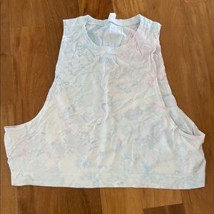 NWOT Avocado Tie Dye Cropped Tank